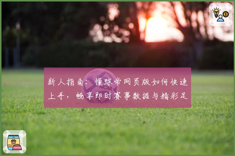 新人指南：懂球帝网页版如何快速上手，畅享即时赛事数据与精彩足球资讯